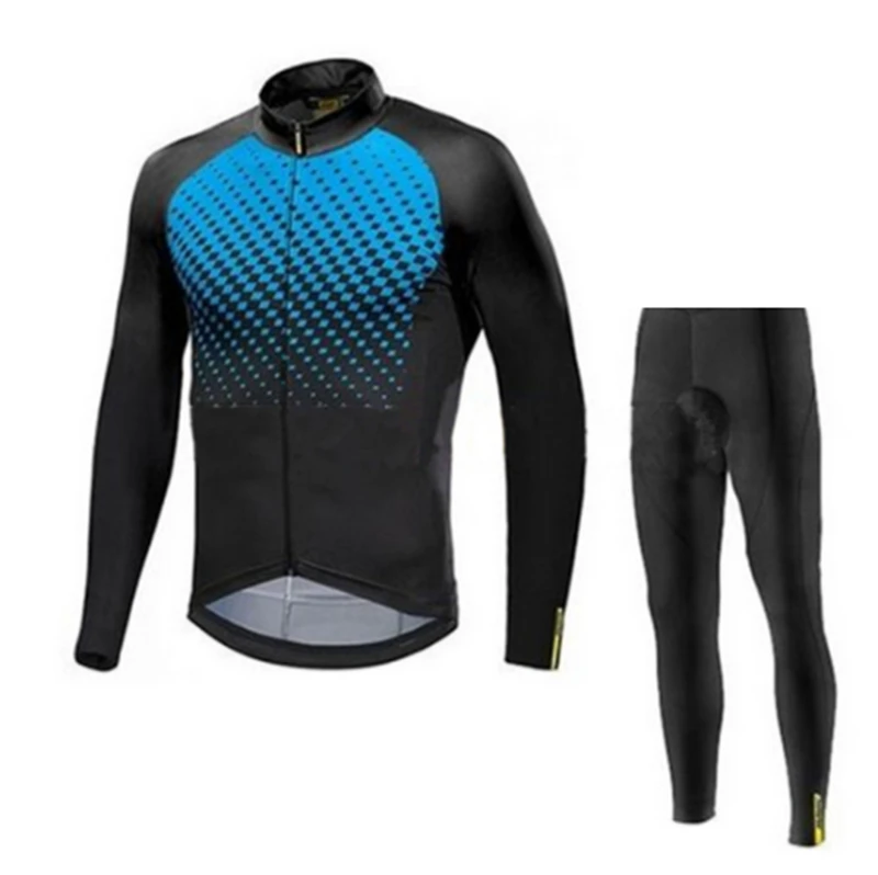 5 Мужская одежда для велоспорта MTB с длинным рукавом Pro Team Mavic, одежда для велоспорта, весна/осень, комплект из Джерси для велоспорта, костюм для триатлона - Цвет: 5