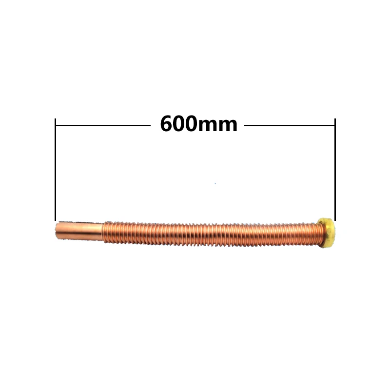 Type A 600mm 60cm Ванна водосточная труба медная сливная труба гибкая дренажная труба сливная труба для ванны - Цвет: Type A 600mm 60cm