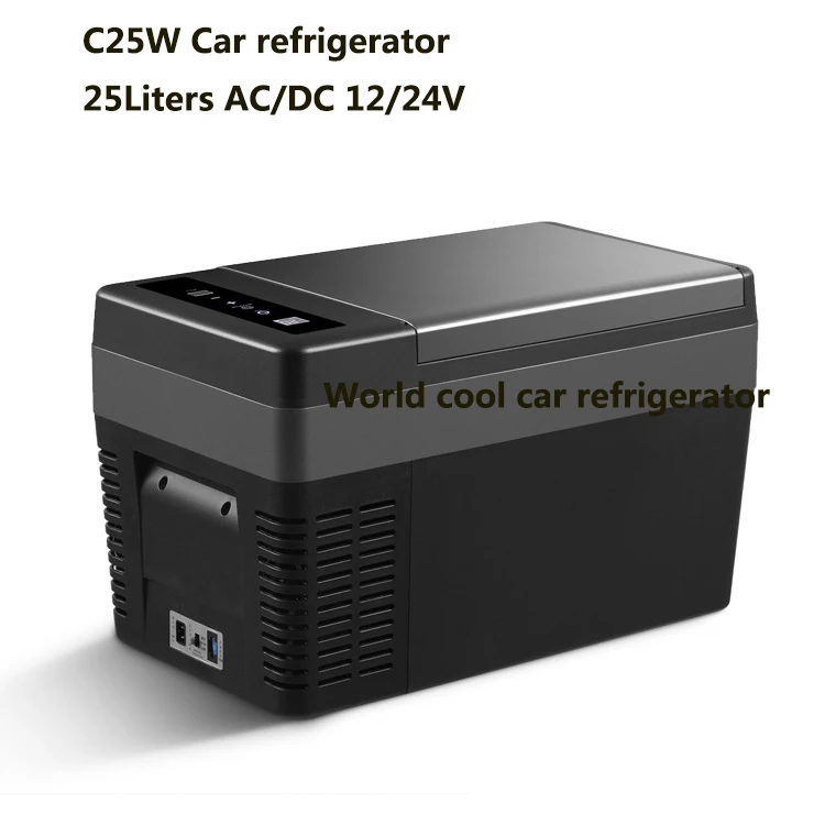 camping fridge for sale 25L Alpicool Auto Car Refrigerator 12V Compressor Portable Freezer Cooler Fridge Quick Refrigeration Travel Outdoor Picnic Cool mini fridge for car Car Fridges & Heaters