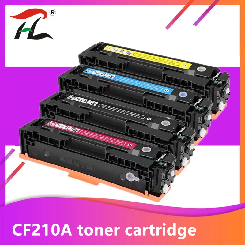 CF210A CF211A 212A CF213A 131A совместимый цветной тонер картридж для принтера HP LaserJet Pro 200 Color