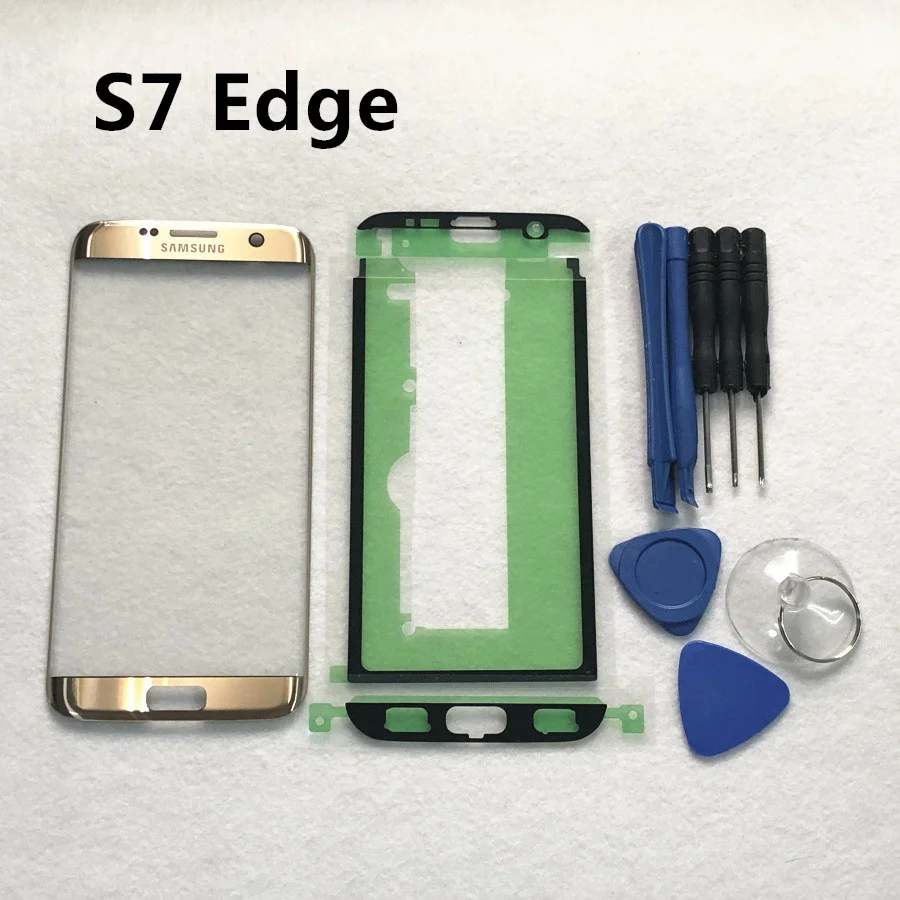 Сменное внешнее стекло для Samsung Galaxy S7 Edge G935 G930 ЖК дисплей сенсорный экран Переднее