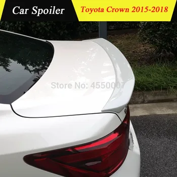 

For toyota Crown rear trunk rear wing tail Spoiler high quality ABS spoiler for toyota crown 2015 2016 2017 2018