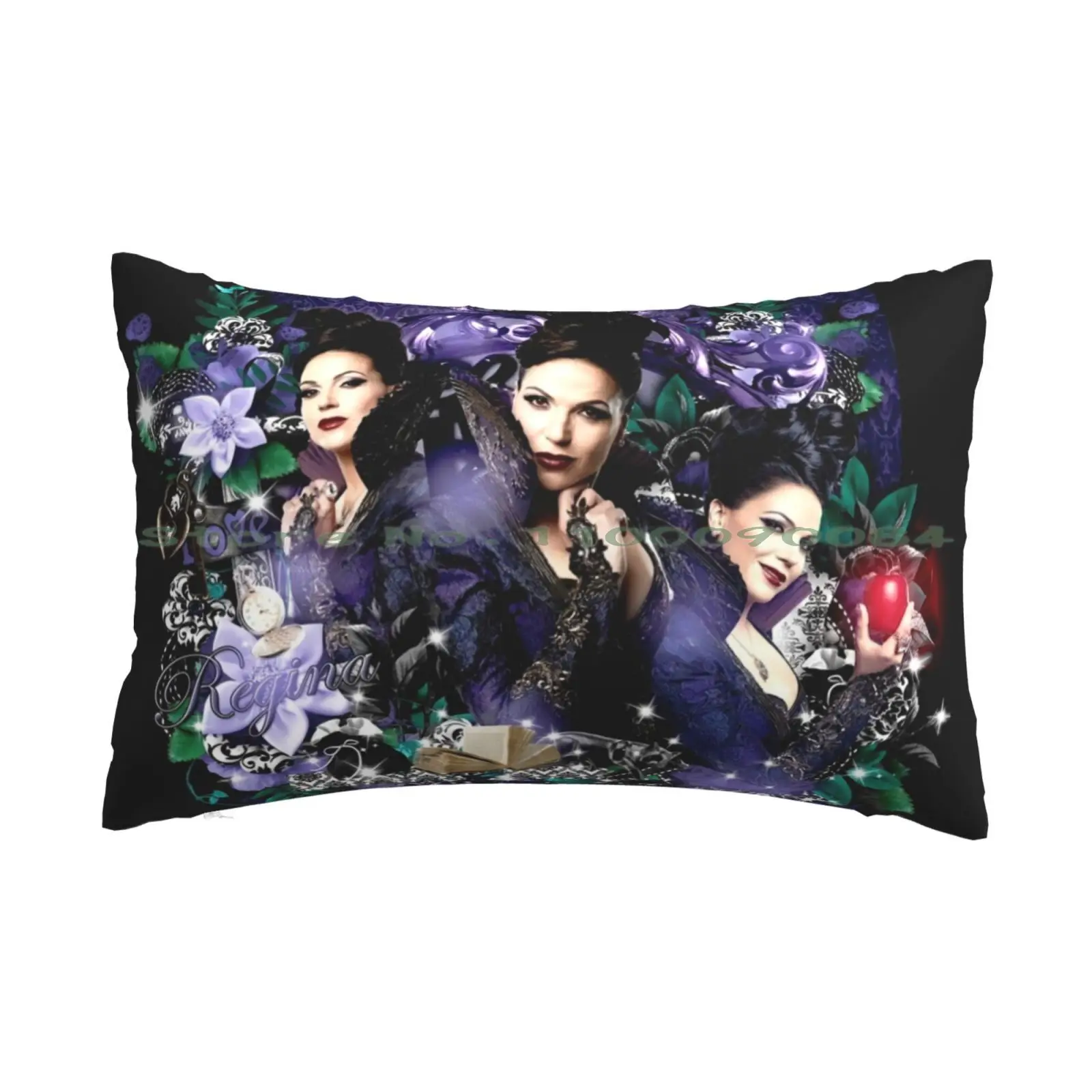 

Regina Mills Once Upon A Time Pillow Case 20x30 50*75 Sofa Bedroom Regina Mills Once Upon A Time Ouat Lana Parrilla Swan The