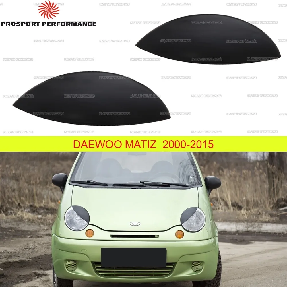 Накладки на фары реснички веки брови для Daewoo Matiz 2000-2015 ABS пластик тюнинг накладка