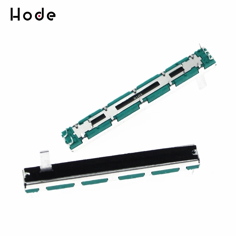 2Pcs 75Mm Behringer Mixer Fader B10K Doppio Potenziometro A Scorrimento Dritto B103