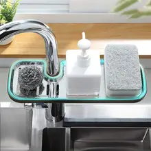 

Stainless Steel Faucet Rack Kitchen Supplies Artifact Sink Storage Rack Sink Sink Rag Drain Basket Small And Large Dropshipping