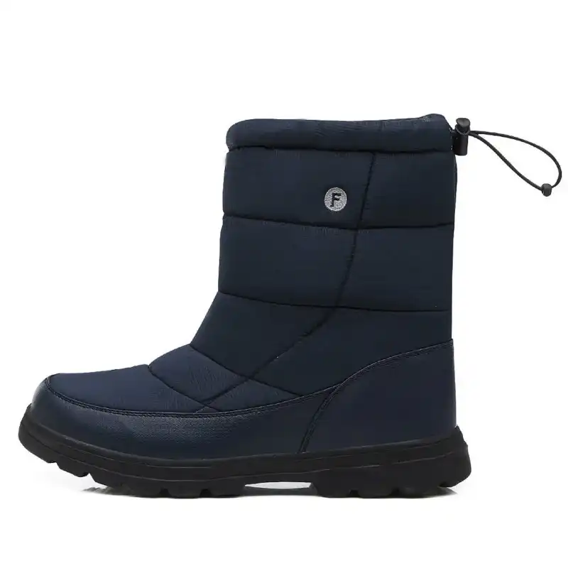 mens slip on waterproof winter boots