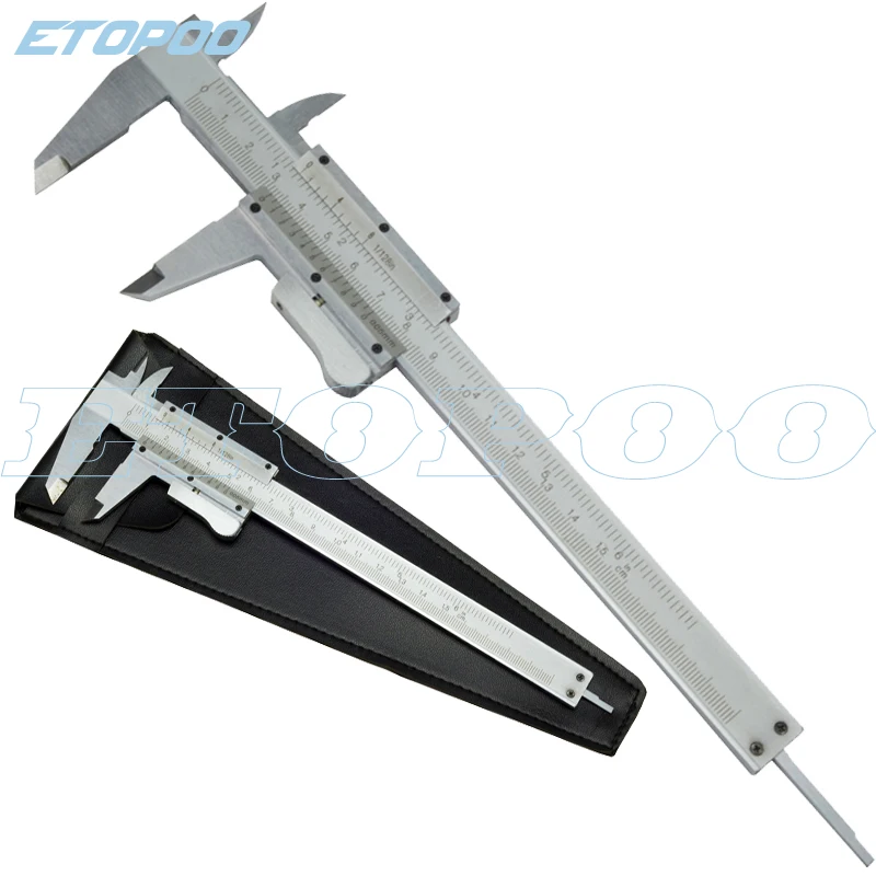 Steel-Vernier-Caliper-with-self-lock-6-0-150mm-Metal-Calipers-Gauge-Micrometer-Pie-De-Rey