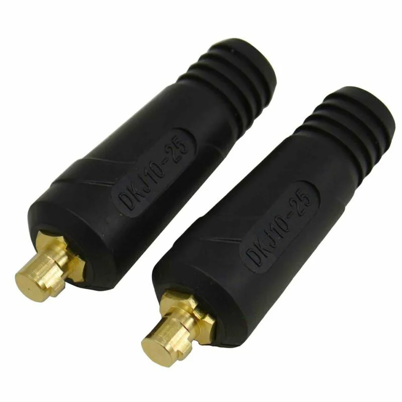 TIG сварочный кабель панель Разъем-вилка DKJ10-25 200Amp Dinse быстрые детали 2 шт