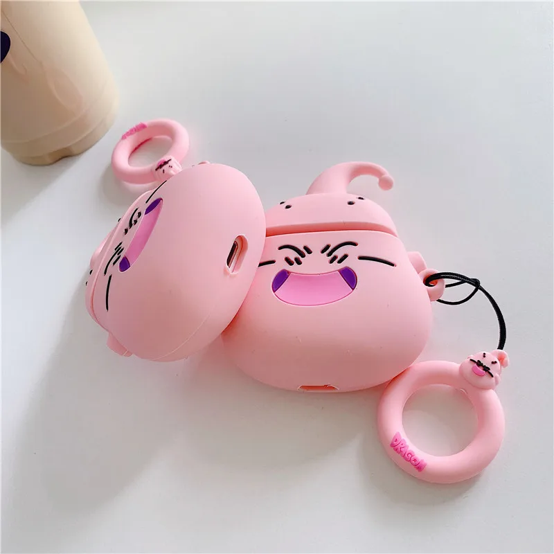 Majin Buu для AirPods чехол для Apple 3D аниме «драгонболл» Z корпусы гарнитурные для Airpods 1 2 силиконовый чехол Аксессуары Защитная крышка