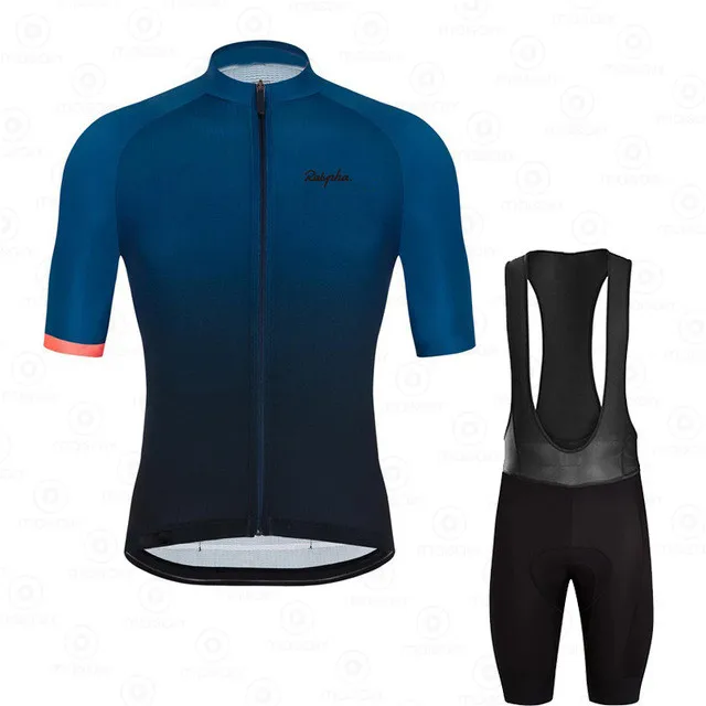 Ropa Ciclismo Ralvpha Cycling Jersey Bib Shorts Set 19D Gel Pad 2020