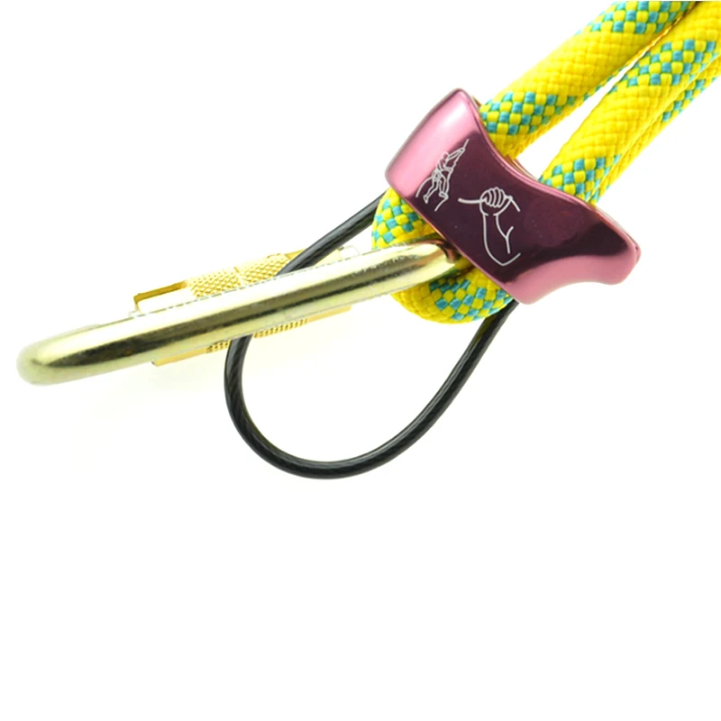 Профессиональный Rappel ATC Belay устройство алюминиевый спуск Открытый Отдых и Туризм Скалолазание оборудование