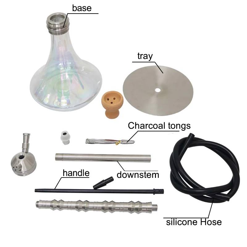 Большой размер стандартный набор для кальяна шланг чаша щипцы аксессуары