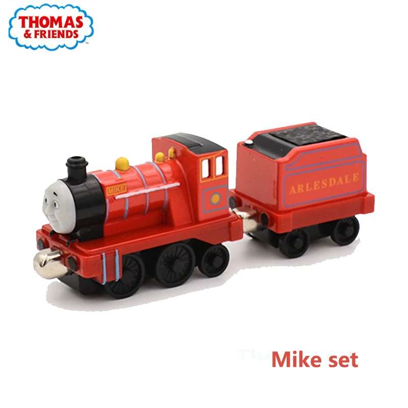 Genunie Томас и его друзья Trackmaster 1:43 картонная коробка сплав магнитный поезд ударопрочный высокое качество автомобиль детские игрушки подарок - Цвет: Mike set
