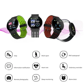 

Men's Watch Support Call Reminder Sports Pedometer Heart Rate Blood Pressure Waterproof Clock for Women Watches Bracelet