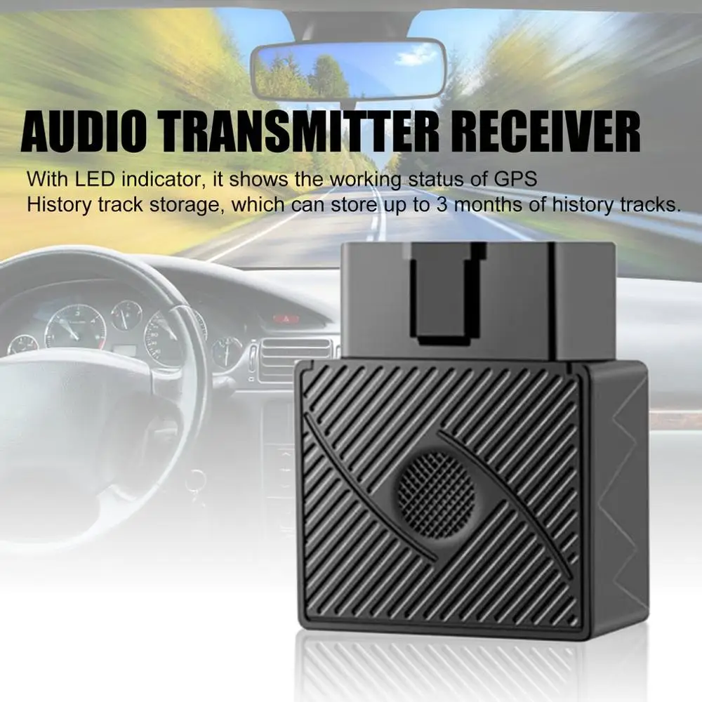 Автомобильный Gps Трекер Obd / Obd2 Gsm трекер Gprs Lbs локатор для отслеживания положения в