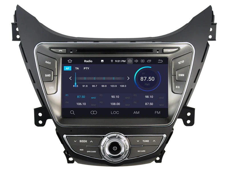 PX5 Octa(8)-Core Android 9,0 автомобильный dvd-плеер для HYUNDAI ELANTRA 2011 Автомобильный аудио gps Мультимедиа Навигация