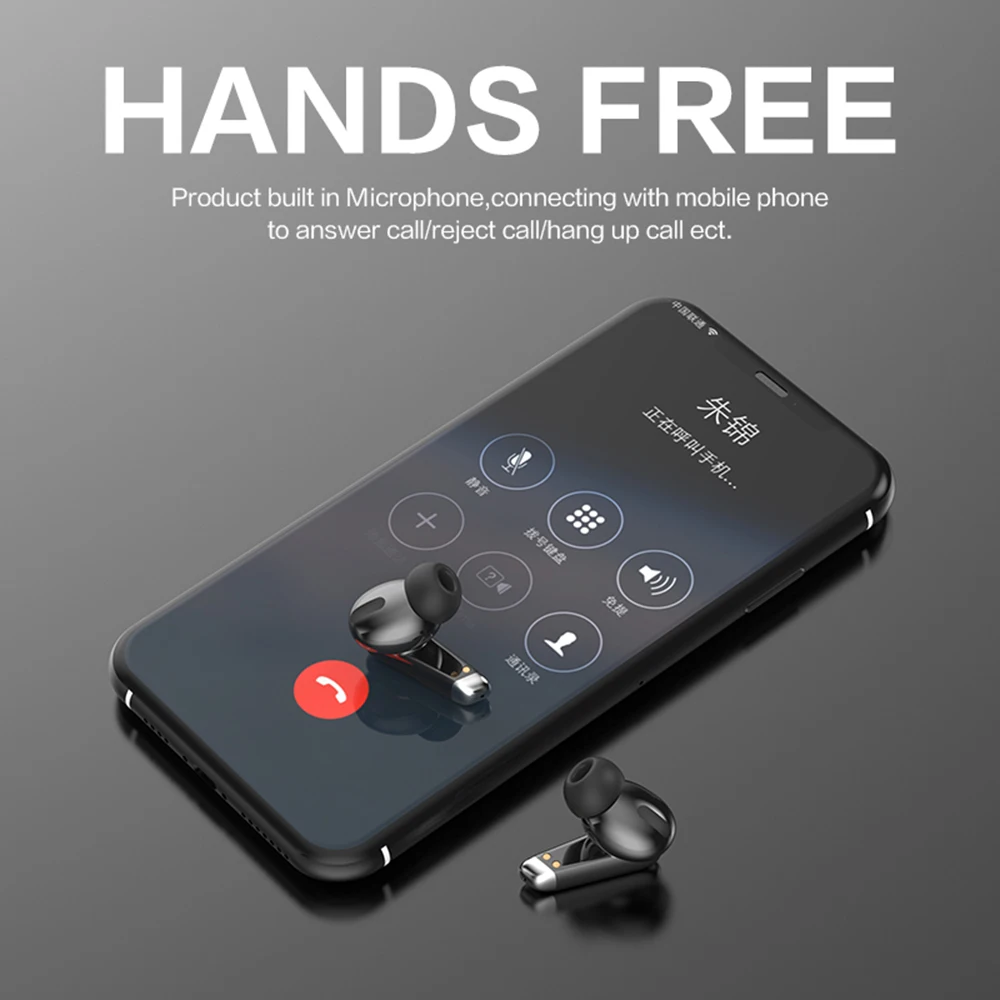 Bluetooth наушники светодиодный Мощность Дисплей Шум снижение 24 часа в сутки