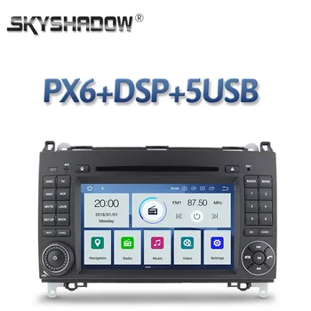 

DSP PX6 IPS Android 10 6 Core 4G + 64G Car DVD Player Radio GPS Bluetooth wifi For Benz W169 W245 Viano/Vito Sprinter W209 W906