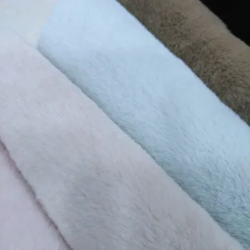 

Rabbit hair 10mm rabbit velvet fabric autumn and winter clothing coat shoes and bags accessories