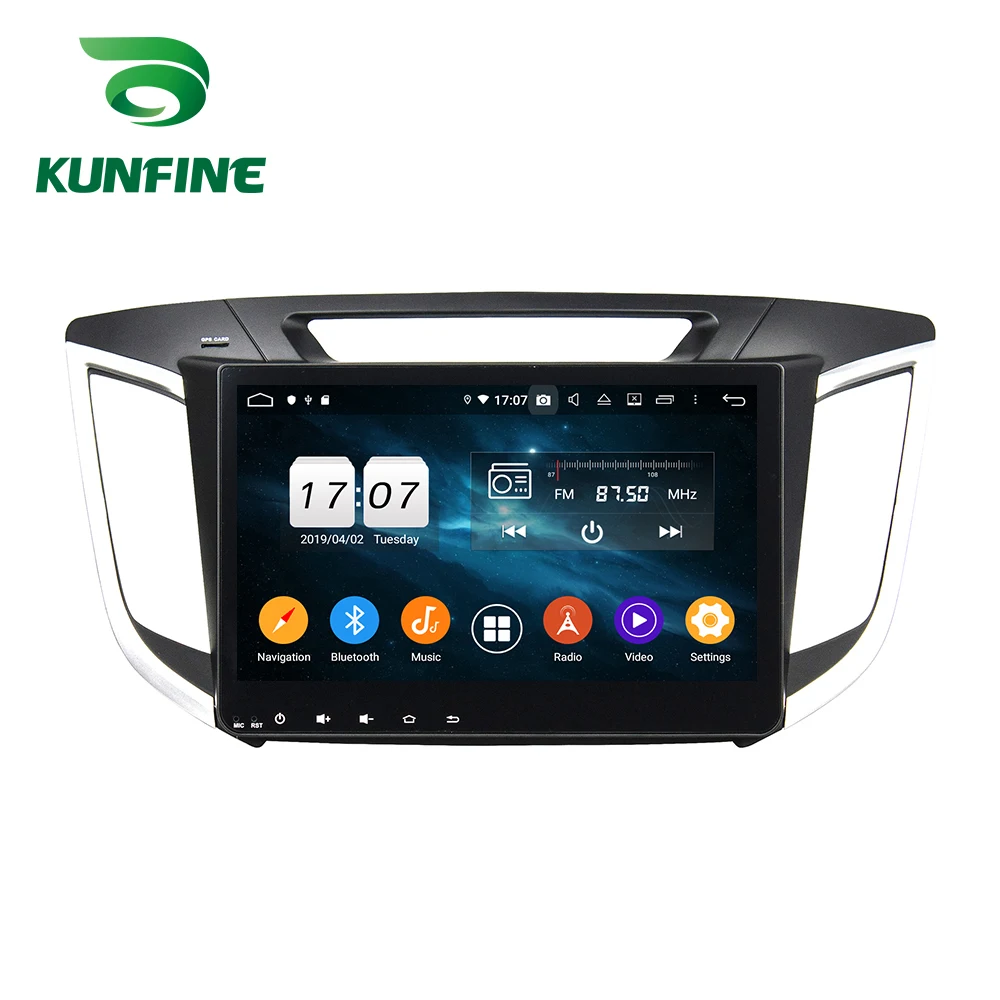 Android 9,0, четыре ядра, 4 Гб ОЗУ, 64 Гб ПЗУ, автомобильный DVD, gps, мультимедийный плеер, стерео, без Дека, для HYUNDAI IX25,-, радио, Wifi