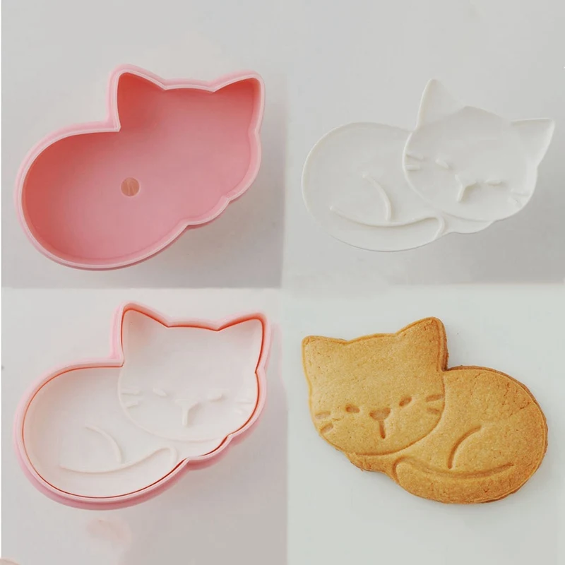 3 шт./компл. котенка формы для печенья Fondant(сахарная) резец печенья резак с изображением торта прессформы украшение для торта, кухня DIY для выпечки