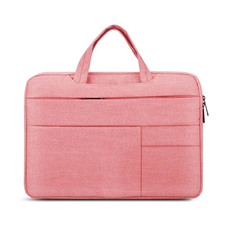 Розовый Взрослый модная сумка для ноутбука Oxford водонепроницаемая сумка для ноутбука для Macbook Air Pro lenovo ASUS sony для 12/13 образования легкой пены. 3/14/15/15,6 дюймов - Цвет: Розовый