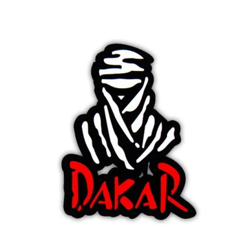 

Creative Car Stickers for Dakar Rally Auto Moto Racing Anime Funny JDM Car Wrap Bumper Trunk Truck Graphics 10cm X 13cm
