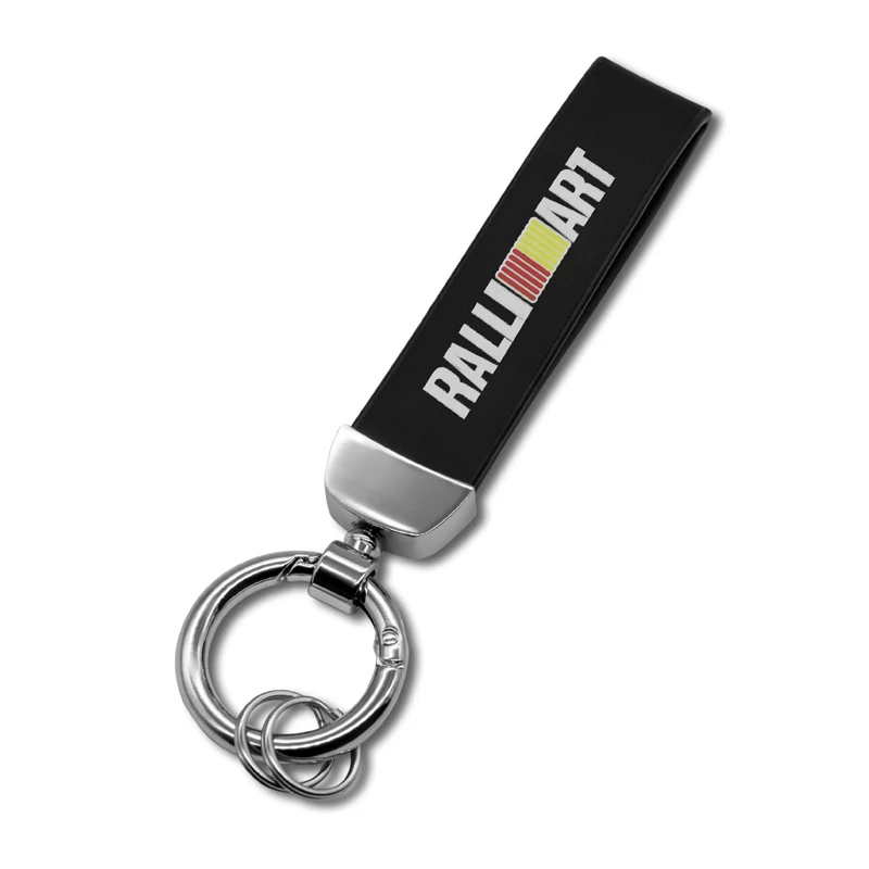 Металлический кожаный брелок RAIIL ART для автомобиля интерьера Mitsubishi Lancer Asx Outlander