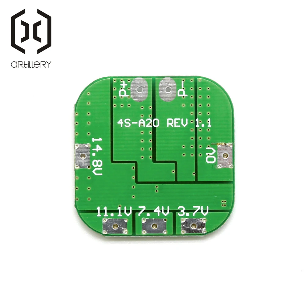 4S 14,8 в/16,8 в 20A пиковая литий-ионная BMS PCM плата защиты батареи Bms Pcm для литиевых LicoO2 Limn2O4 18650 Li батарея