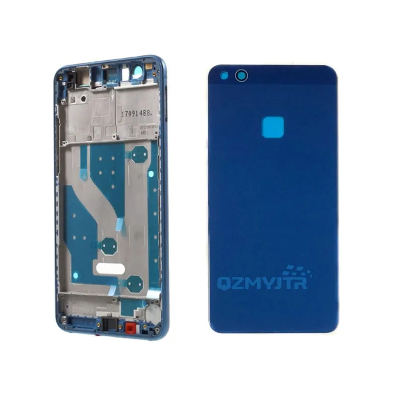 Замена для Huawei P10 Lite/Nova Lite средняя рамка Передняя Крышка корпуса lcd безельные шасси+ задняя крышка батареи стеклянная дверь