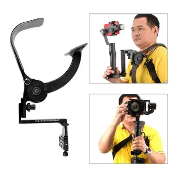 

Q440A Hand Free Camera Shoulder Support Pad 8kg Load Capacity Stabilizer Bracket with Wide Scope of Application Simplicity