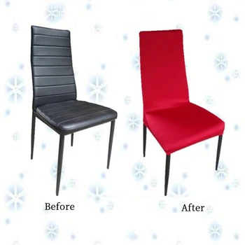 

Home Dining Chair Cover Stretch Spandex Chair Cover Wedding Party Chair Cover Dustproof Seat Chair Slipcover Housse de Chaise