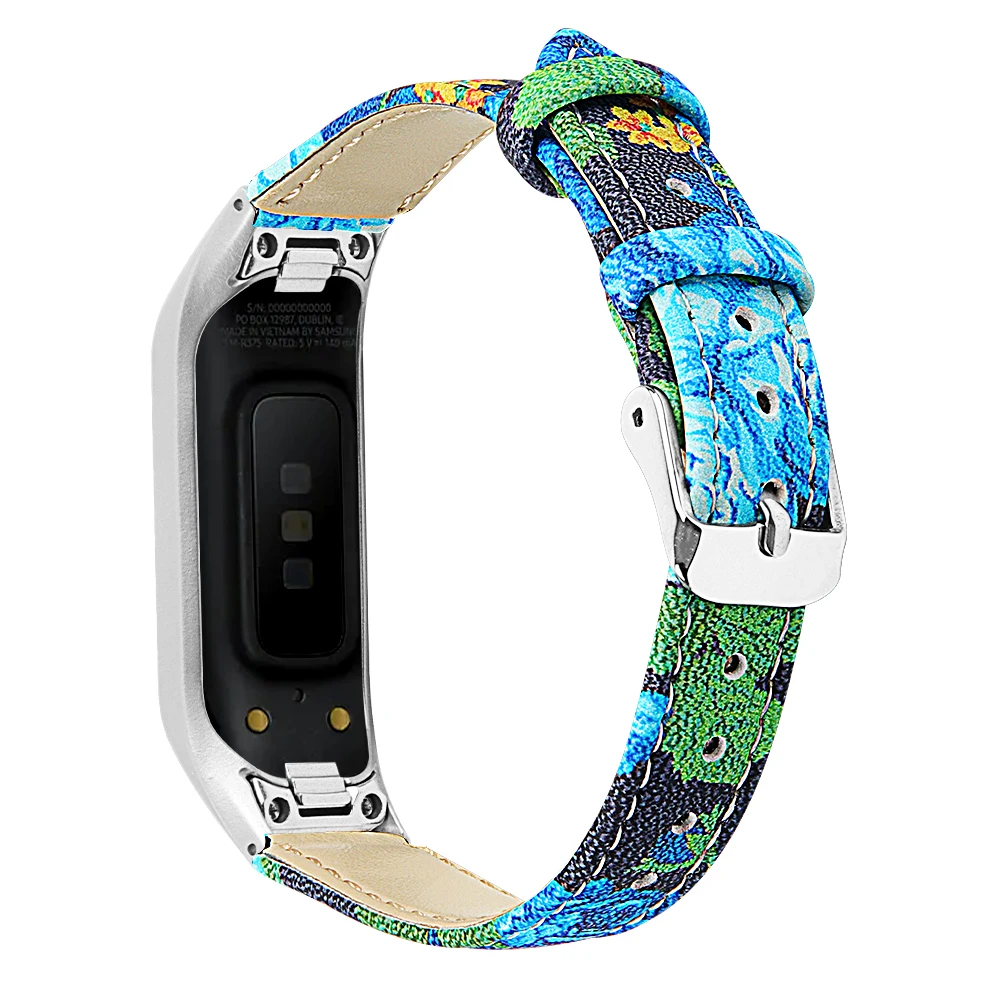Кожаный ремешок для часов для samsung Galaxy Fit-e SM-R375 смарт-браслет часы спортивный модный сменный ремешок Correa
