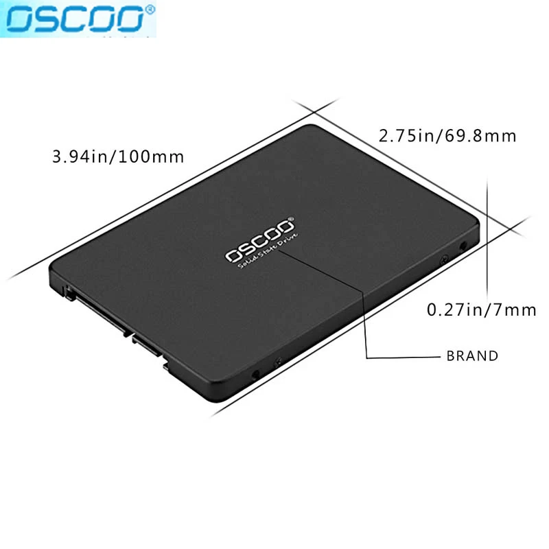 Новый Oscoo 2 5 &quotSATAIII SSD 500 Гб 240 ГБ 120 128 256 1 ТБ Внутренний твердотельный жесткий диск
