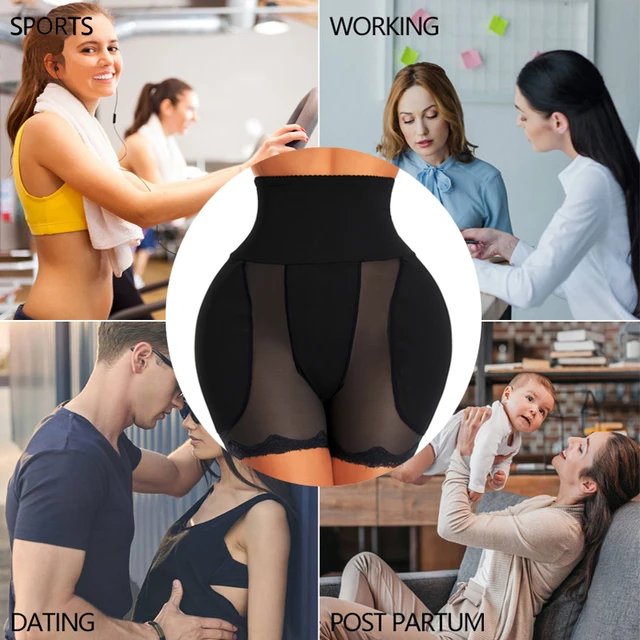 CXZD Butt Lifter Control Panties Body Shaper Fake Pad Foam Padded Hip Enhancer Underpants Female Shapewear Hourglass Body 5