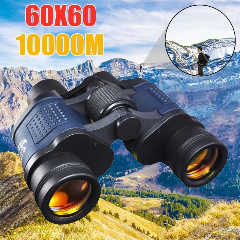 60x60 Hd Binoculars High Clarity 10000m High Power For Outdoor Hunting