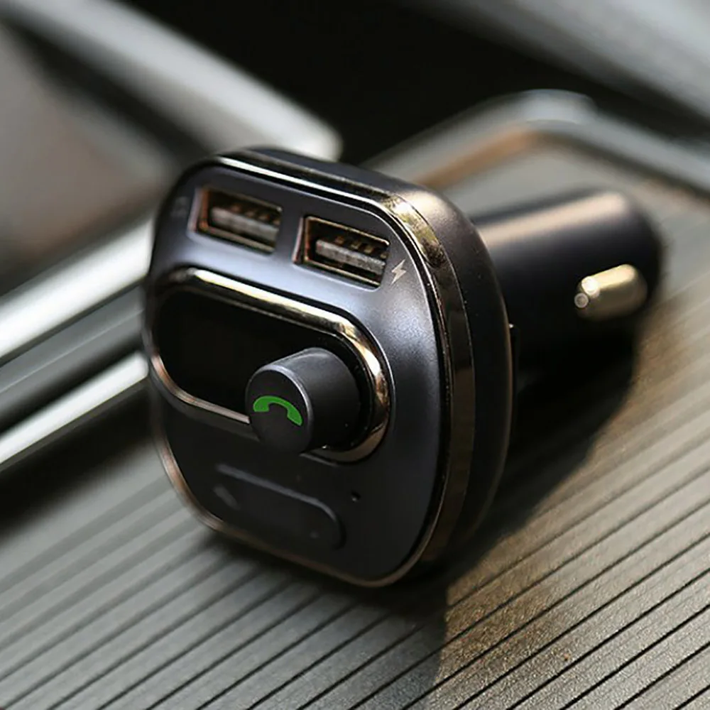 Двойной usb порт Mp3 плеер Bluetooth fm-передатчик Автомобильный Mp3 плеер беспроводной радио адаптер цифровой дисплей для планшетов для Xiaomi