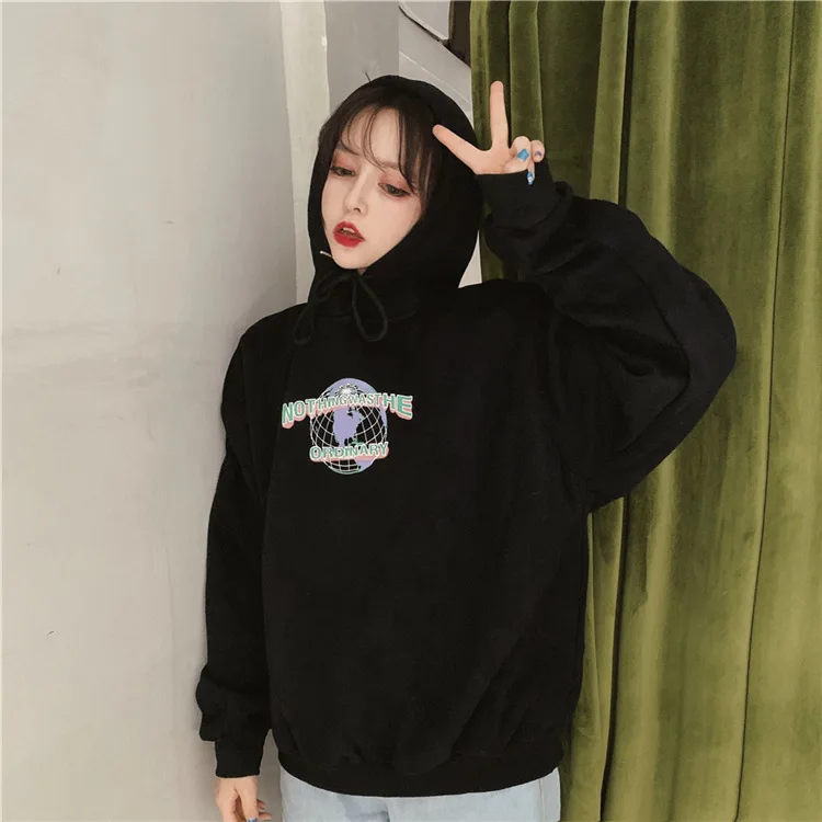 Hyuna вентиляционная Сеть Красная авокадо зеленая с длинным рукавом Толстовка Студенческая матча зеленая универсальная свободные топы