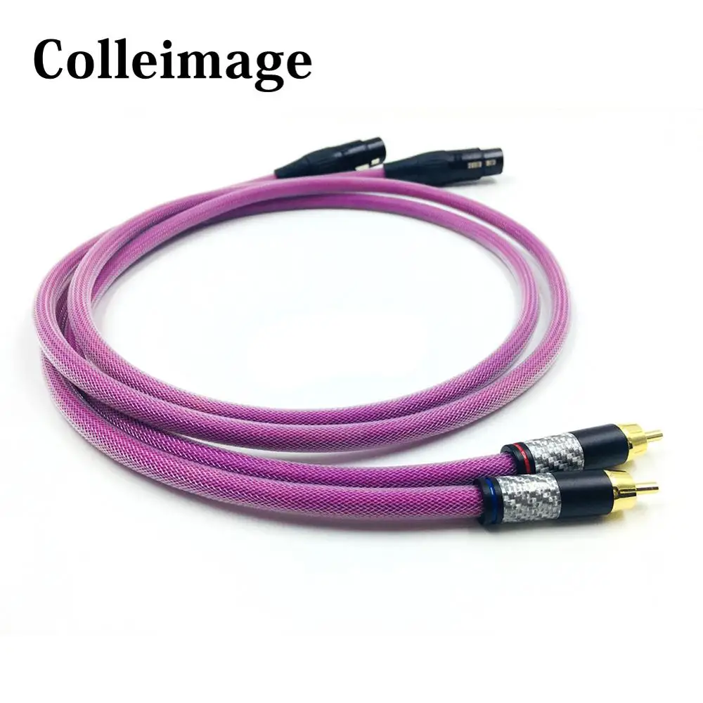 HIFI позолоченный RCA разъем 2RCA к XLR Female кабель усилитель для CD DVD плеера динамика