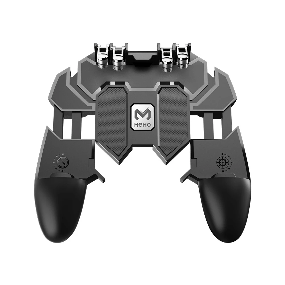 

Mobile PUBG Controller Turnover Button Gamepad for PUBG IOS Android Six 6 Finger Operating Gamepad Peripherals PUBG Controller
