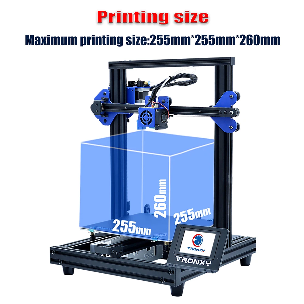 Горячее предложение, набор для 3d принтера Tronxy XY-2 Pro, быстрая сборка, автоматическое выравнивание, печать на месте, 255*255*260 мм, поддержка 3d принтера Anycubic Photon