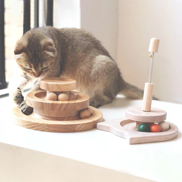 Original Wooden Cat Toy 1