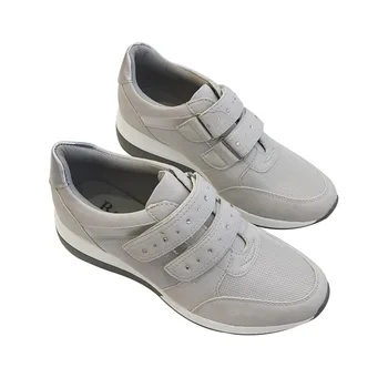 

Women Sneakers Spring Autumn Fashion Bling Wedge Breathable Round Toe Thick Bottom Mesh Leisure Comfortable Women Shoes