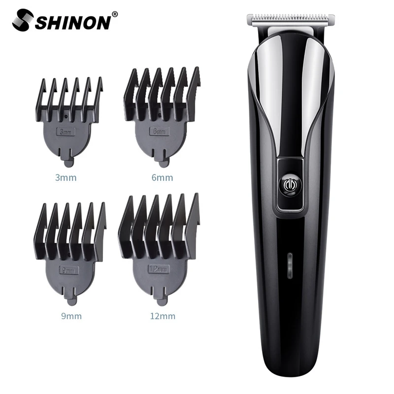 SHINON профессиональный триммер для волос 6 в 1 машинка для стрижки волос Бритвенные наборы электробритва триммер для бороды машинка для стрижки волос с европейской вилкой