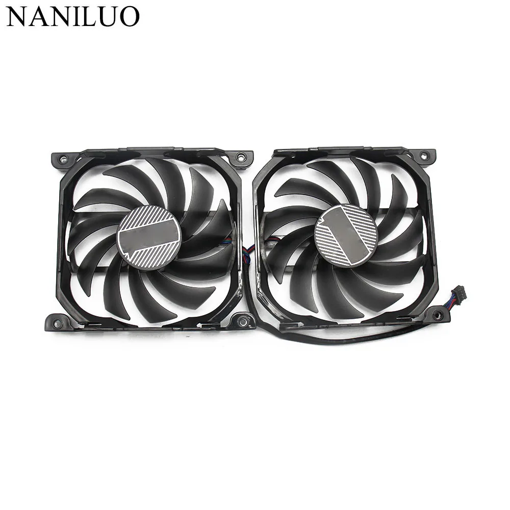 2 шт./компл. Inno GTX1070TI/1070 GPU VGA карта кулер охлаждающий вентилятор Замена для INNO3D GEFORCE GTX 1070 GTX1070 TI X2 V2 графика