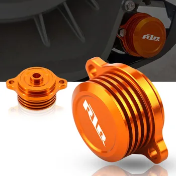 

Orange Motorcycle Engine Stator Fuel Filter Cover Cap CNC Aluminum Accessory for KTM Duke 250 390 2017 2018 2019