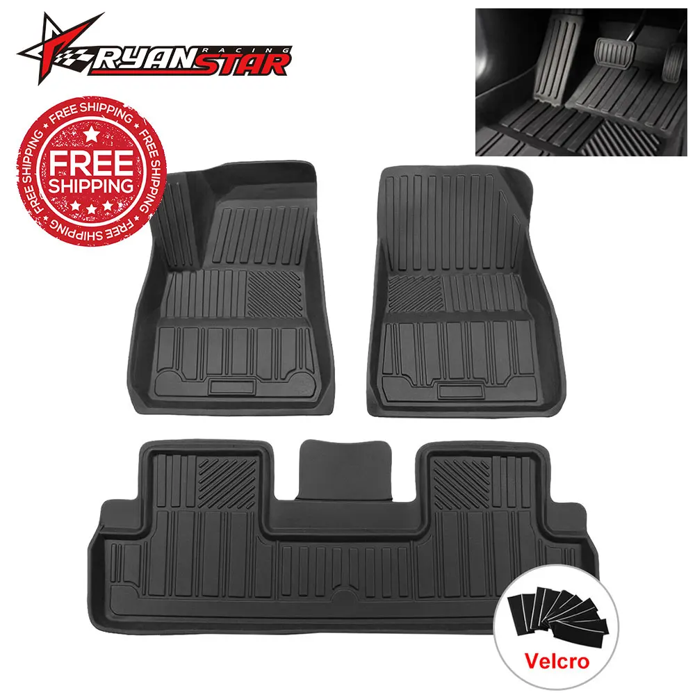 TPE Custom Floor Mats Complete Set Custom Fit All Weather Floor Mats