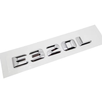 

For Mercedes Benz E Class E320L W110 W114 W115 W123 W124 W210 W211 W212 Chrome Number Letters Rear Trunk Emblem Badge Sticker