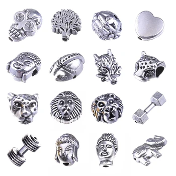 

Antique Alloy Spacer Beads For Women Charms Bead Jewelry DIY Jewelry Making Necklace Bracelet Earring Crafts Accessories